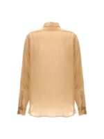 Your Friends And Neighbors 2025 Light Gold Pleated Blouse