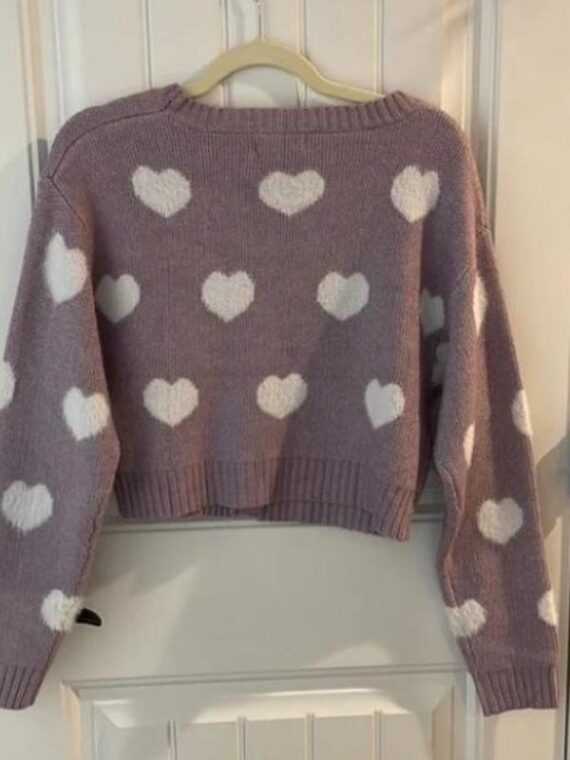 90 Day Fiance S11 Megan Purple Heart Sweater