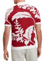 Access Daily 2025 Adam Roberts Red & White Floral Polo Shirt
