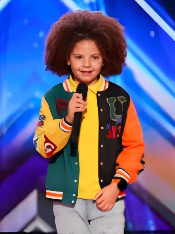 Americas Got Talent S20 King Moore Colorblock Varsity Jacket