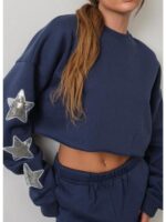 Americas Sweethearts Dallas Cowboys Cheerleaders Charly Sequin Star Sweatshirt