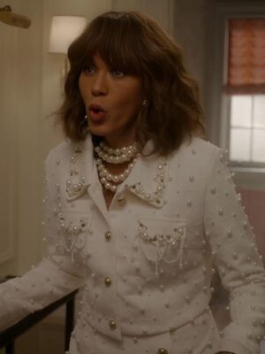 TV-Series And Just Like That Nicole Ari Parker White Jacket