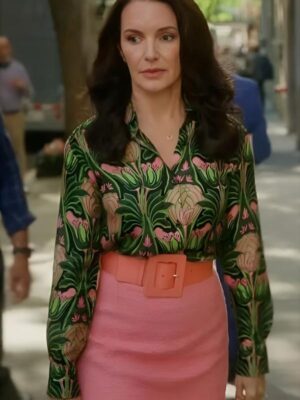 And Just Like That S3 Kristin Davis Printed Blouse