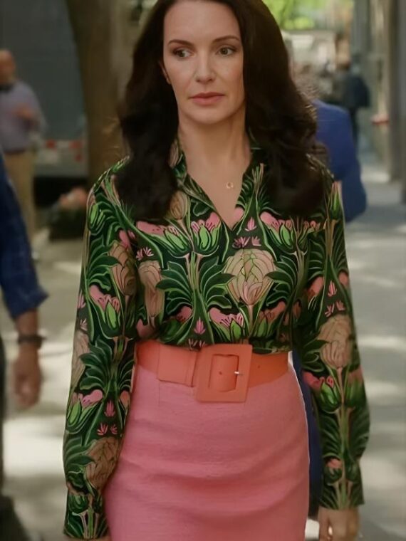 And Just Like That S3 Kristin Davis Printed Blouse