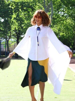 And Just Like That S3 Lisa Todd Cape Shirt