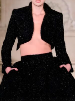 And Just Like That S3 Kristin Davis Sequined Cropped Jacket