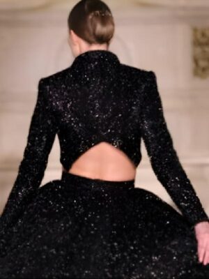 And Just Like That S3 Kristin Davis Sequined Cropped Jacket