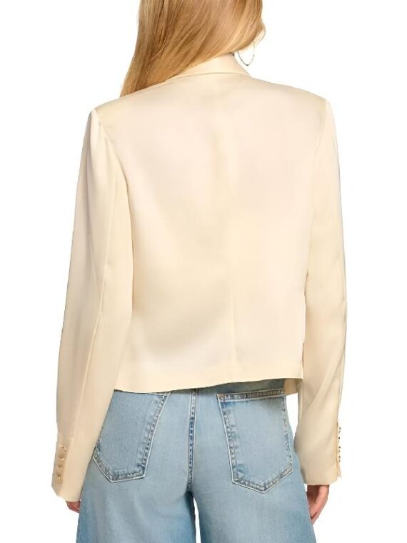 The Young And The Restless Lauralee Bell Ivory Ruffle Drape Jacket