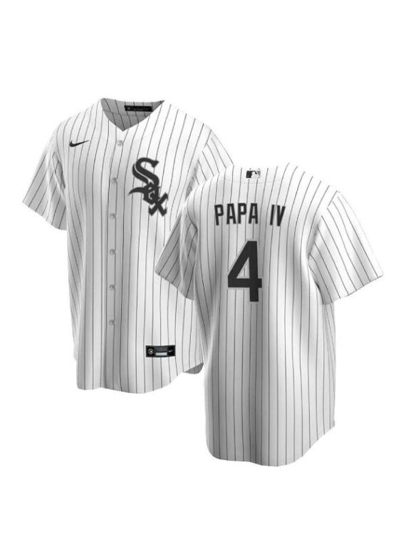 Ghost Papa Emeritus IV White Baseball Shirt