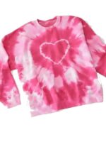 Ginny and Georgia Sara Waisglass Tie Dye Heart Sweatshirt