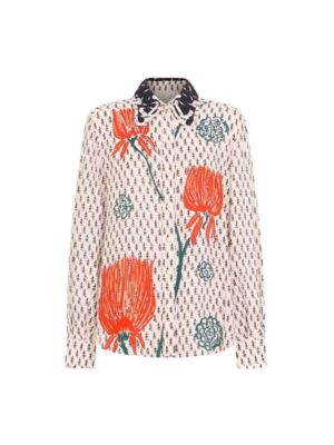 And Just Like That S3 Quincy Tyler Floral Printed Shirt