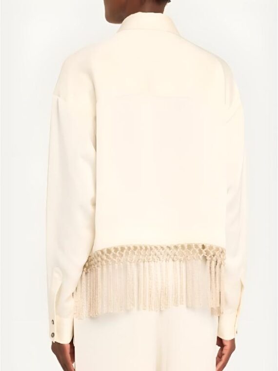 Access Hollywood 2025 Jenna Bush Hager Fringe Shirt