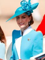 Trooping The Colour 2025 Kate Middleton Blue Coat Dress