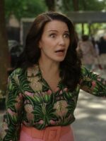 And Just Like That S3 Kristin Davis Printed Blouse