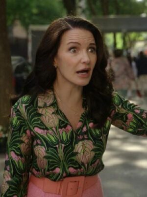 And Just Like That Charlotte York Green Blouse