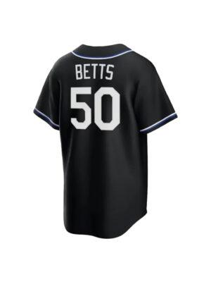 Los Angeles Dodgers Mookie Betts Black Lights Out Player Jersey