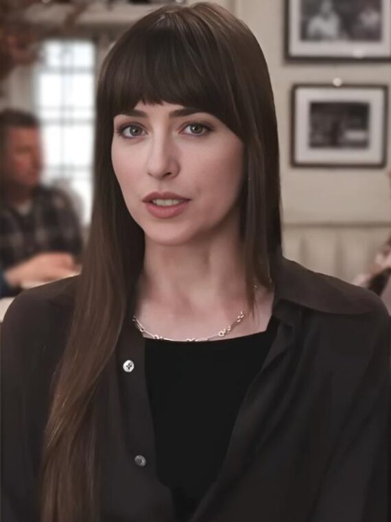 Materialists Dakota Johnson Black Shirt