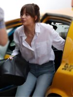 Materialists Dakota Johnson White Shirt