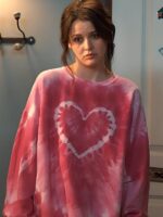 Ginny and Georgia Sara Waisglass Tie Dye Heart Sweatshirt