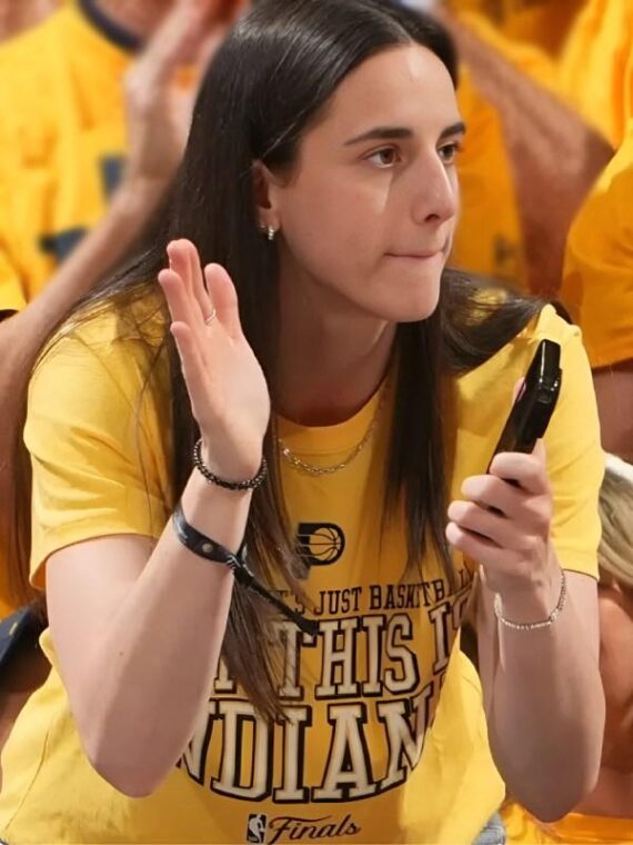 NBA Finals 2025 Caitlin Clark But This Is Indiana Yellow Shirt