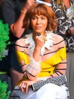 And Just Like That S3 Lisa Todd Yellow Off Shoulder Jacket