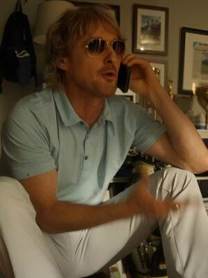 Stick S1 Owen Wilson Green Polo Shirt