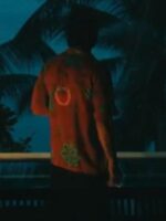 The White Lotus S3 Walton Goggins Orange Floral Shirt