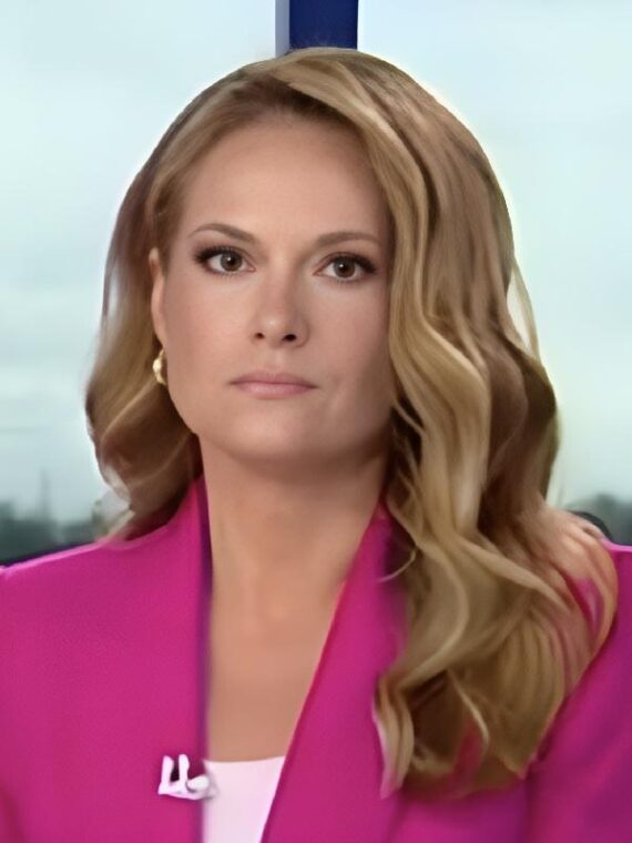 America Reports 2025 Gillian Turner Pink Blazer