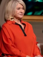 Yes Chef 2025 Martha Stewart Orange Pullover Top