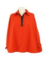 Yes Chef 2025 Martha Stewart Orange Pullover Top