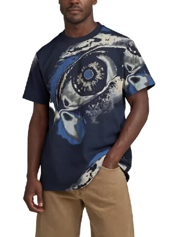 The Survivors 2025 Charlie Vickers Blue Eye Print Shirt