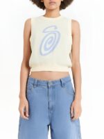 The Survivors 2025 Yerin Ha Blue Swirl Print Tank Top