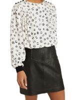 The Today Show 2025 Dylan Dreyer Lips Print Top