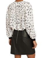 The Today Show 2025 Dylan Dreyer Lips Print Top