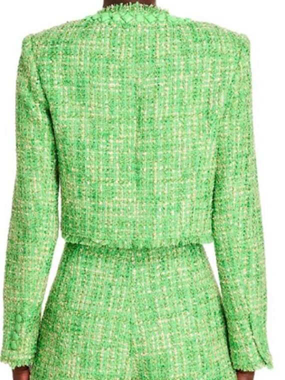 The View 2025 Joy Behar Green Tweed Jacket