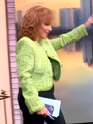 The View Joy Behar Green Tweed Jacket