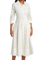 The View 2025 Kristin Davis Eyelet Shirt Dress