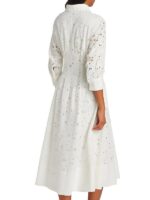 The View 2025 Kristin Davis Eyelet Shirt Dress