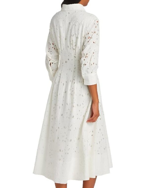 The View 2025 Kristin Davis Eyelet Shirt Dress