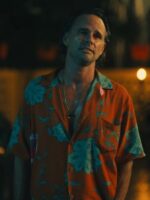 The White Lotus S3 Walton Goggins Orange Floral Shirt