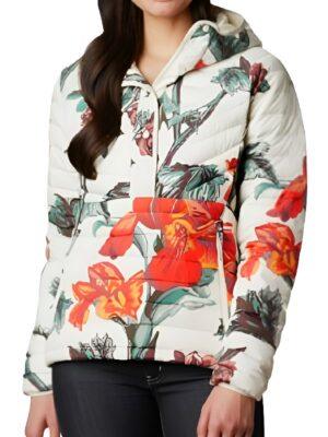 Top Chef S22 Paula Endara White & Red Floral Quilted Jacket - Unisex