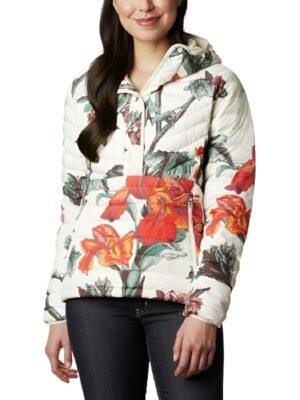 Top Chef S22 Paula Endara White & Red Floral Quilted Jacket