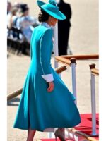 Trooping The Colour 2025 Kate Middleton Blue Coat Dress