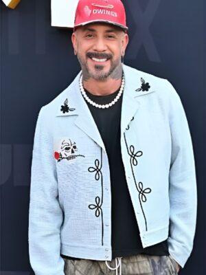 Tudum 2025 AJ McLean Skull Print Jacket