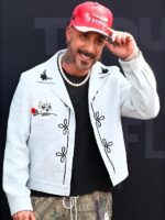 Tudum 2025 AJ McLean Skull Print Blue Jacket