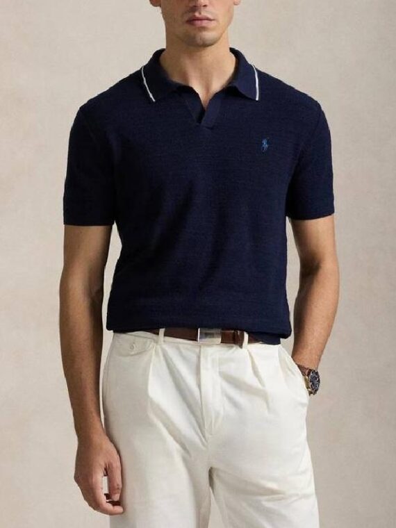 We Were Liars Joseph Zada Blue Polo Shirt