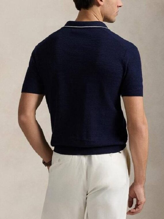 We Were Liars Joseph Zada Blue Polo Shirt