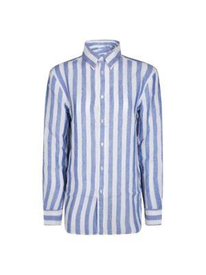 We Were Liars S01 Joseph Zada Blue Striped Shirt - Unisex