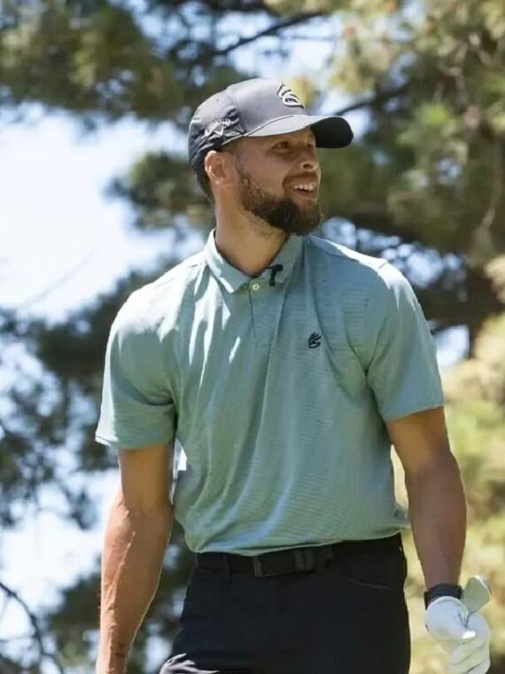 Steph Curry ACC Celebrity Golf Championship 2025 Polo Shirt