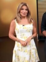 Access Daily Kit Hoover White Lemon Print Mini Dress